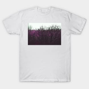 Purple Barren Branches T-Shirt